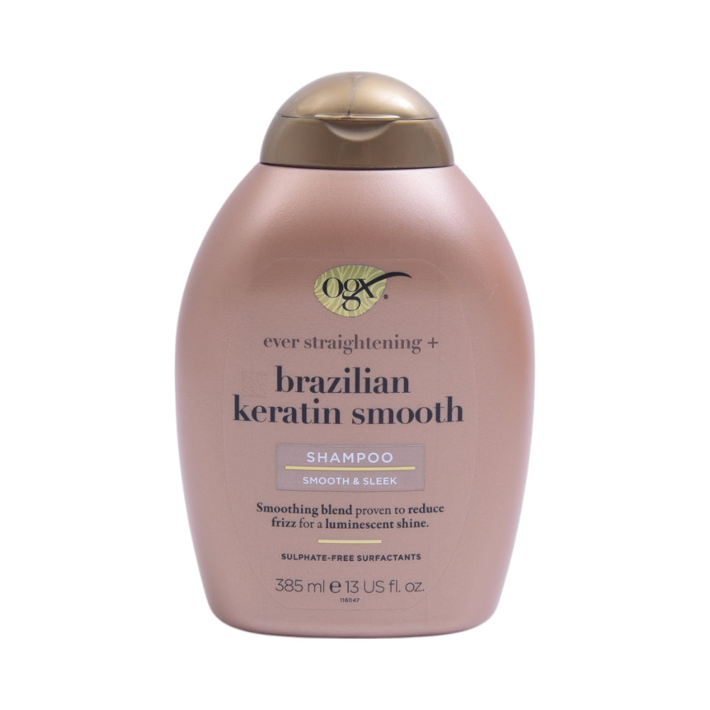 OGX SHAMPOO BRAZILIAN KERATIN SMOOTH & SLEEK 385 ML