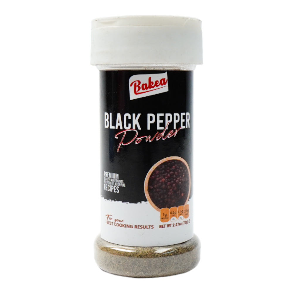 BAKEA BLACK PEPPER POWDER 70GM