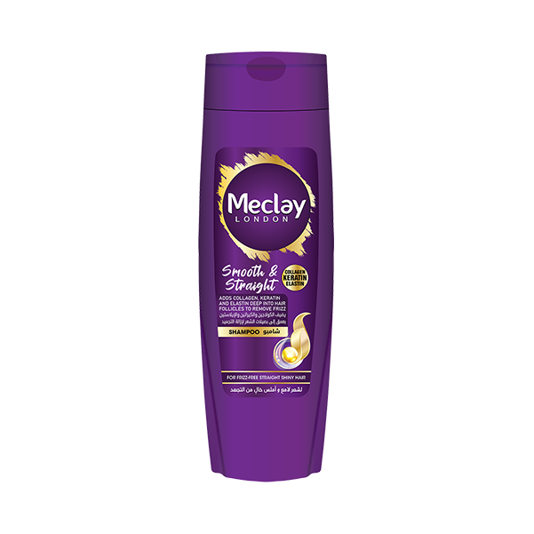 MECLAY LONDONSHAMPOO 185ML SMOOTH& STRAIGHT PURPLE