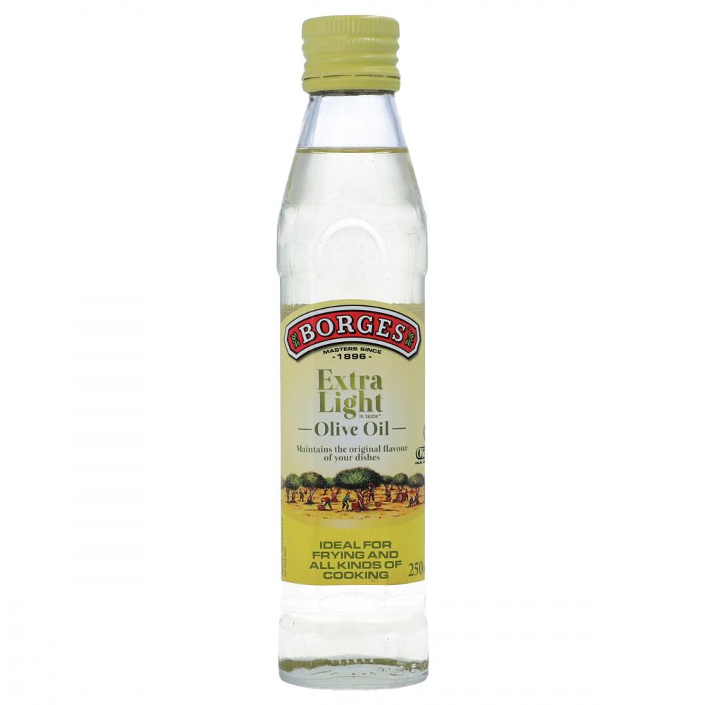 BORGES EXTRA LIGHT OLIVE OIL BOTTLE 250 ML