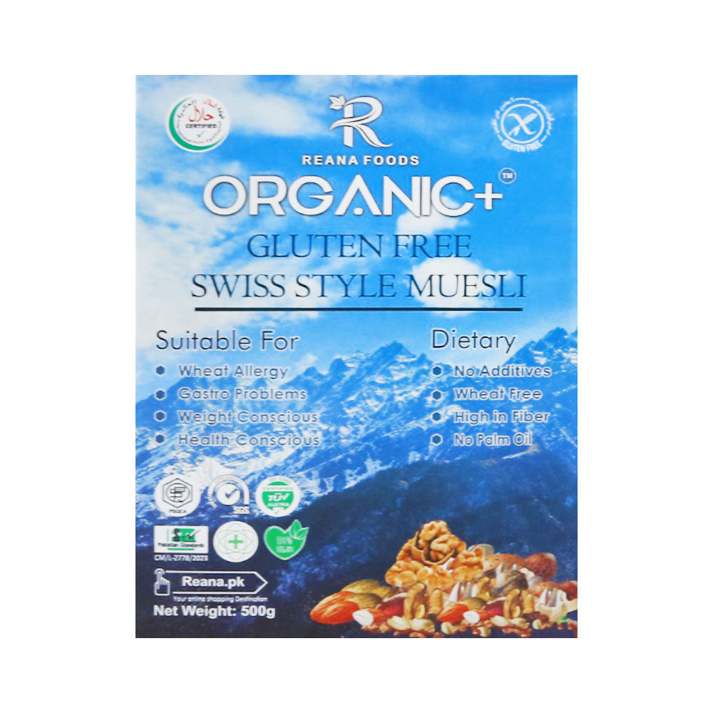 REANA FOODS ORGANIC SWISS MUESLI 500G