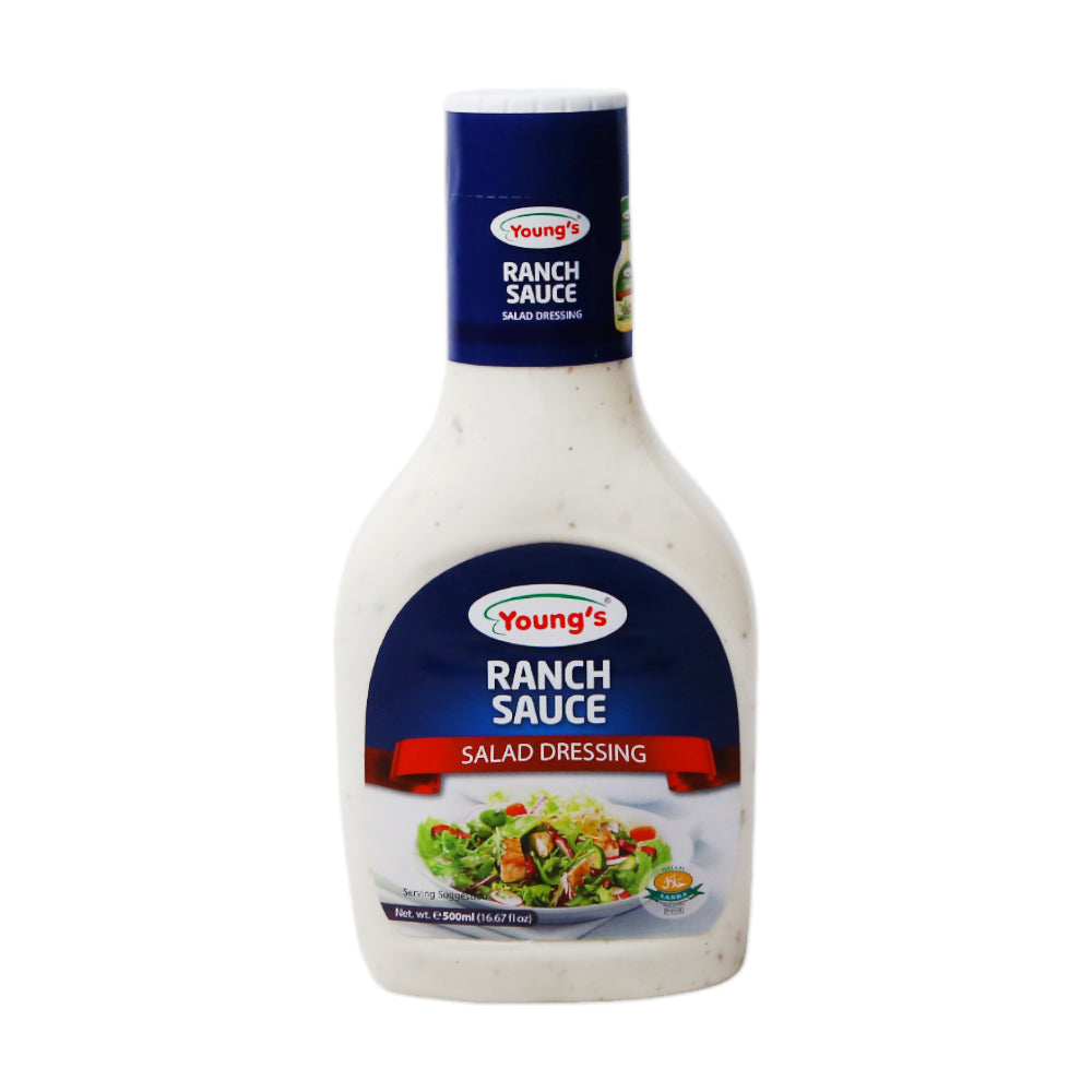 YOUNGS RANCH SAUCE PB 500ML