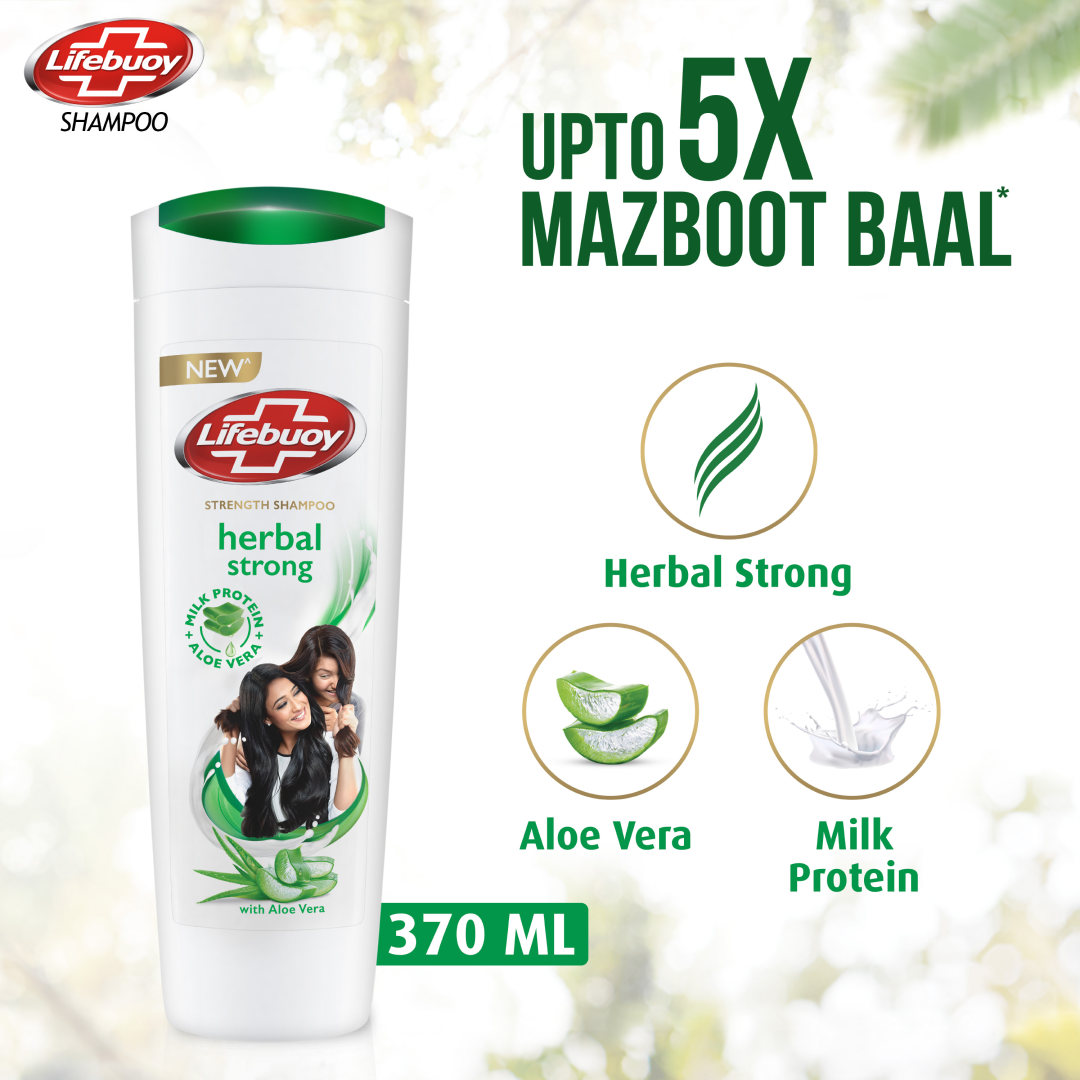 LIFEBUOY SHAMPOO HERBAL STRONG 370 ML
