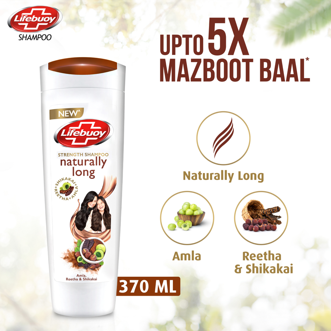 LIFEBUOY SHAMPOO NATURALLY LONG 370 ML
