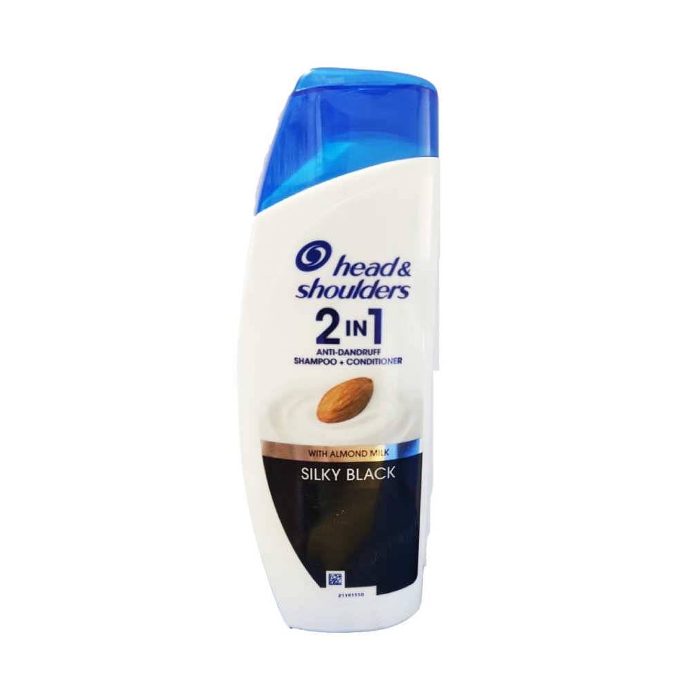 H&S L 2IN1 BLACK 190ML