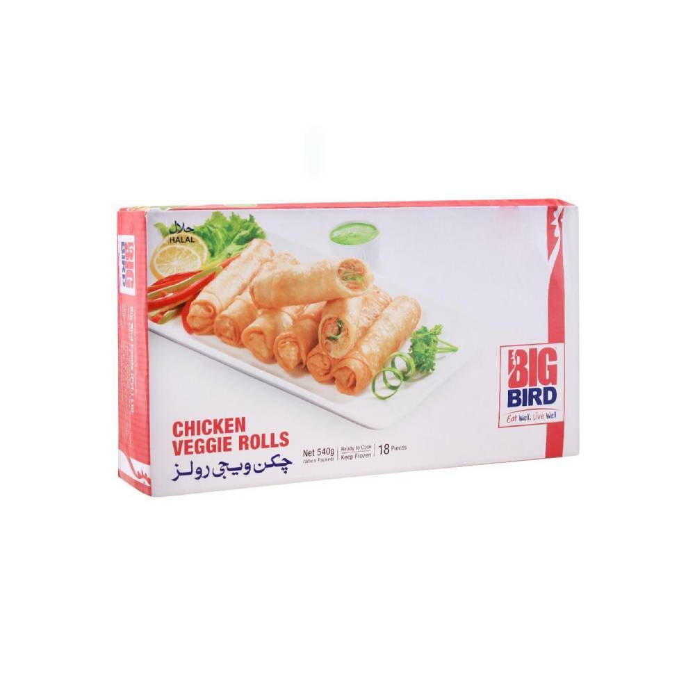 BIG BIRD CHICKEN VEGGIE ROLL /30GM