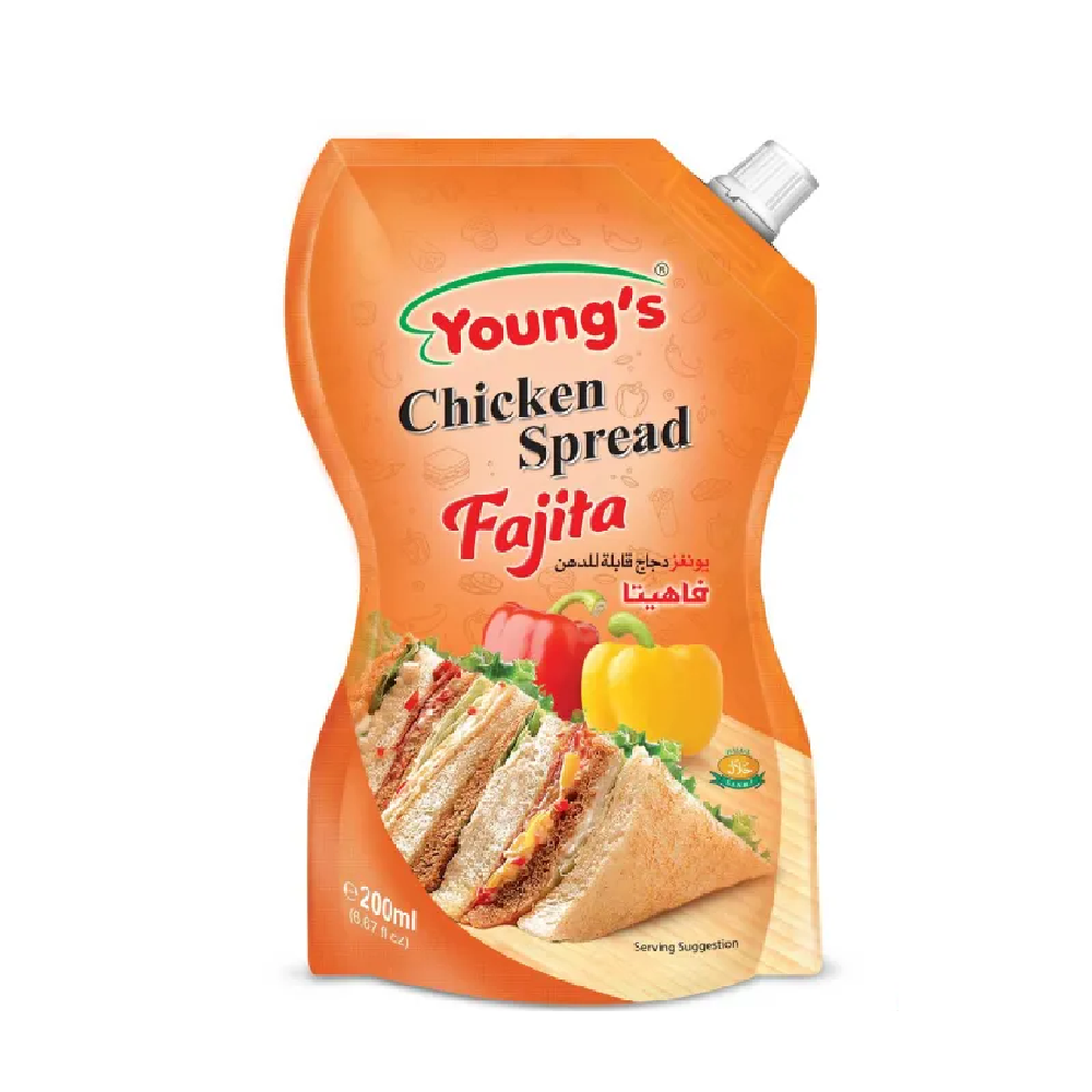 YOUNGS CHICKEN SPREAD FAJITA PH 200ML