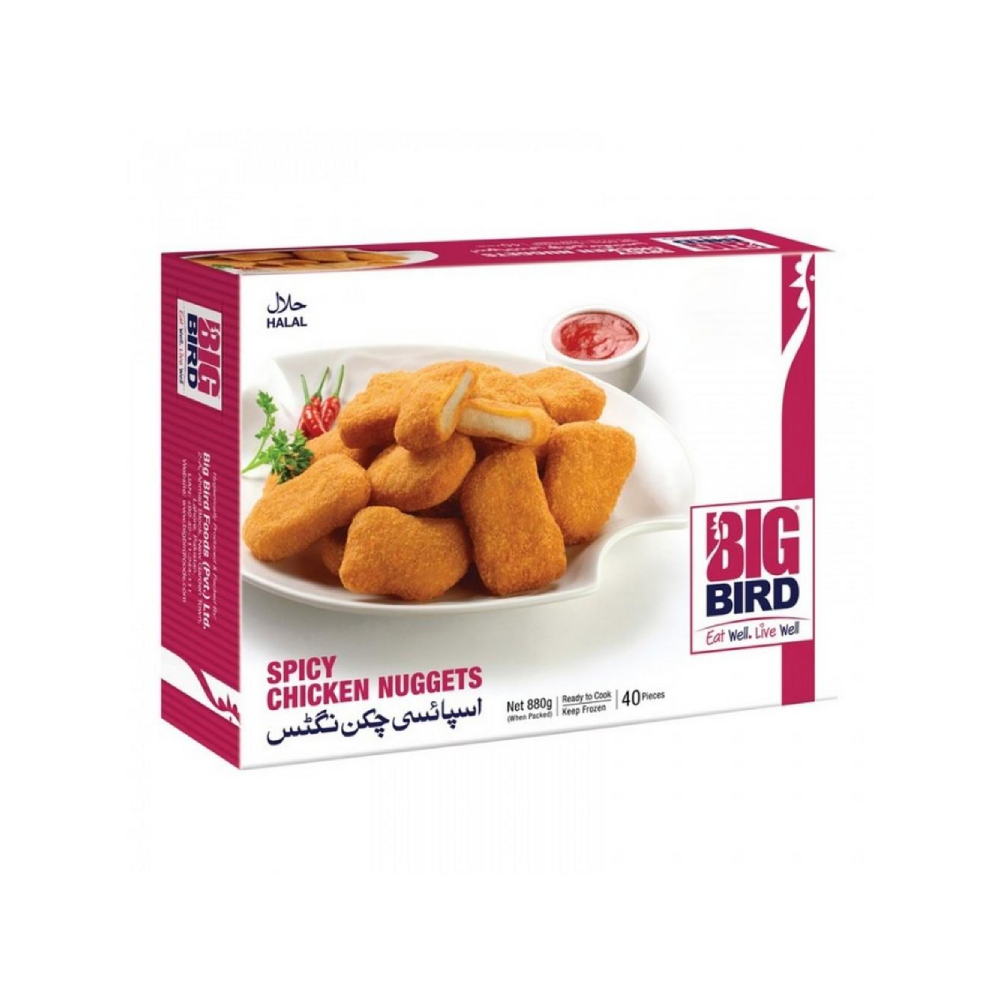 BIG BIRD SPICY CHICKEN NUGGETS (880 GM)