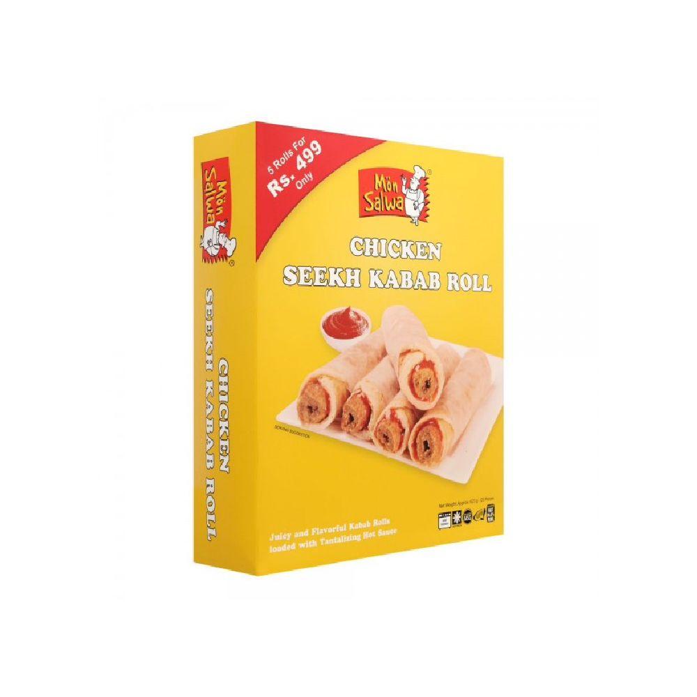 MON SALWA JUICY CHICKEN SEEKH KABAB (18) POLY PACK