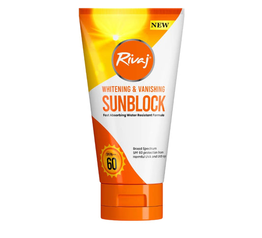 RIVAJ SPF60 Whitening & Vanishing Sunblock