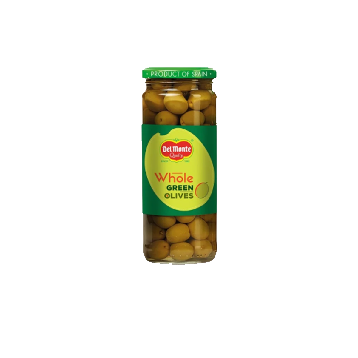 Del Monte Green Whole Olives 450Gm