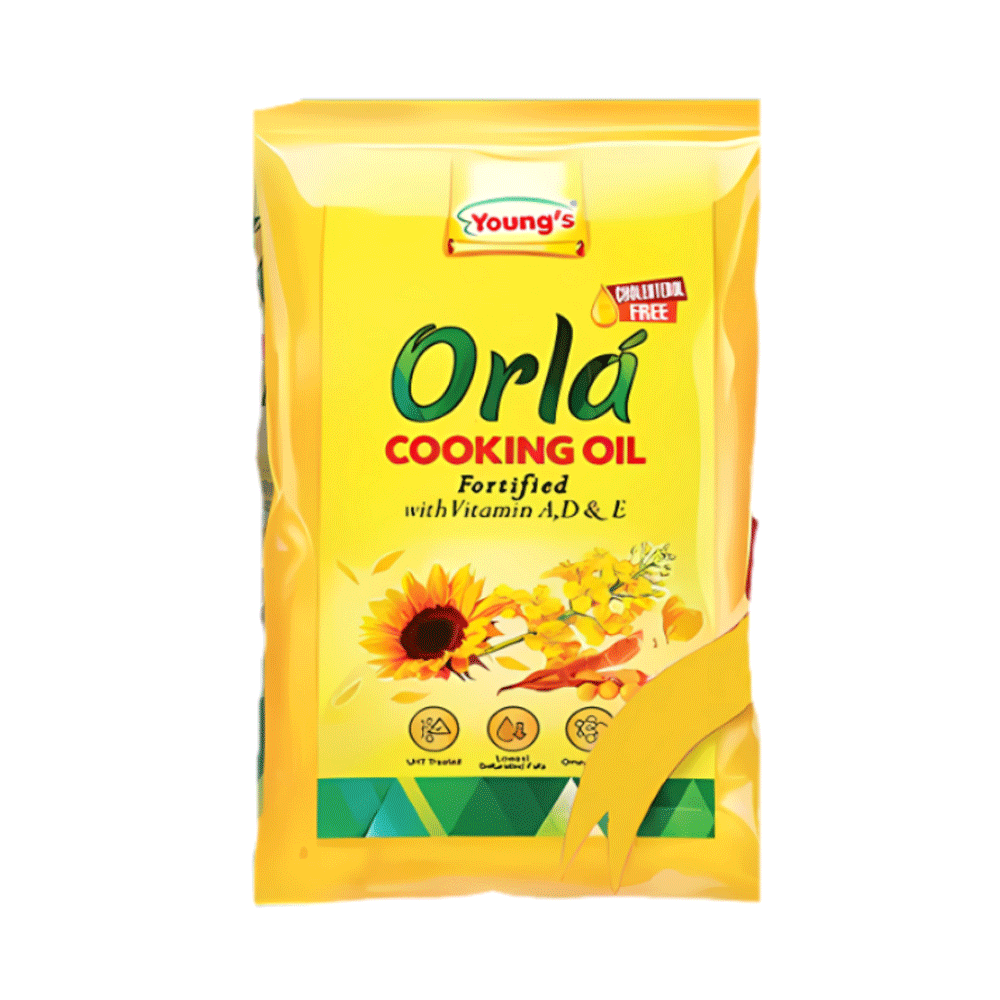 Orla Cooking Oil 1Ltr Poly Bag