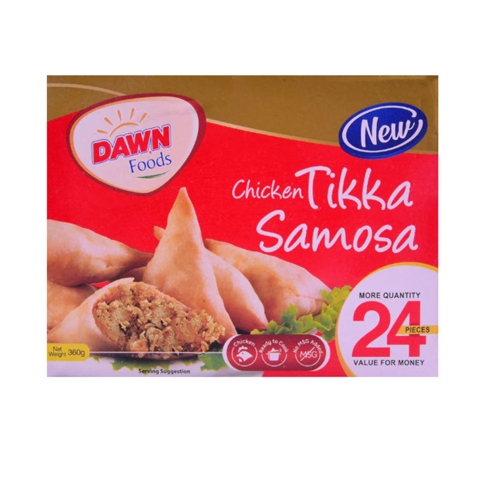 Dawn Chicken Tikka Samosa 360Gm 24-Pcs