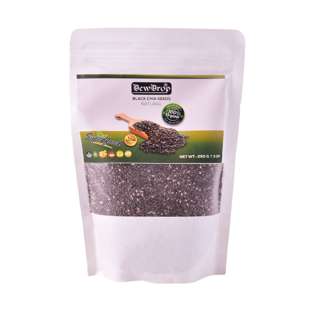 DEWDROP CHIA SEEDS 250 G BLACK