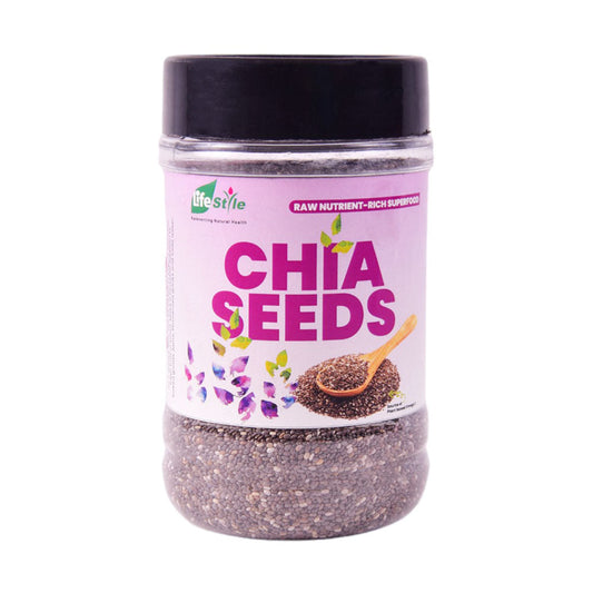 LIFESTYLE CHIA SEEDS JAR 250GM