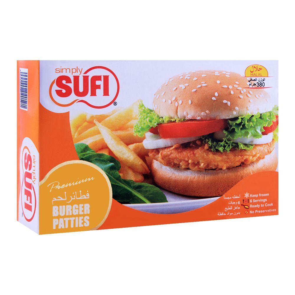 SUFI BURGER PATTIES 380 G