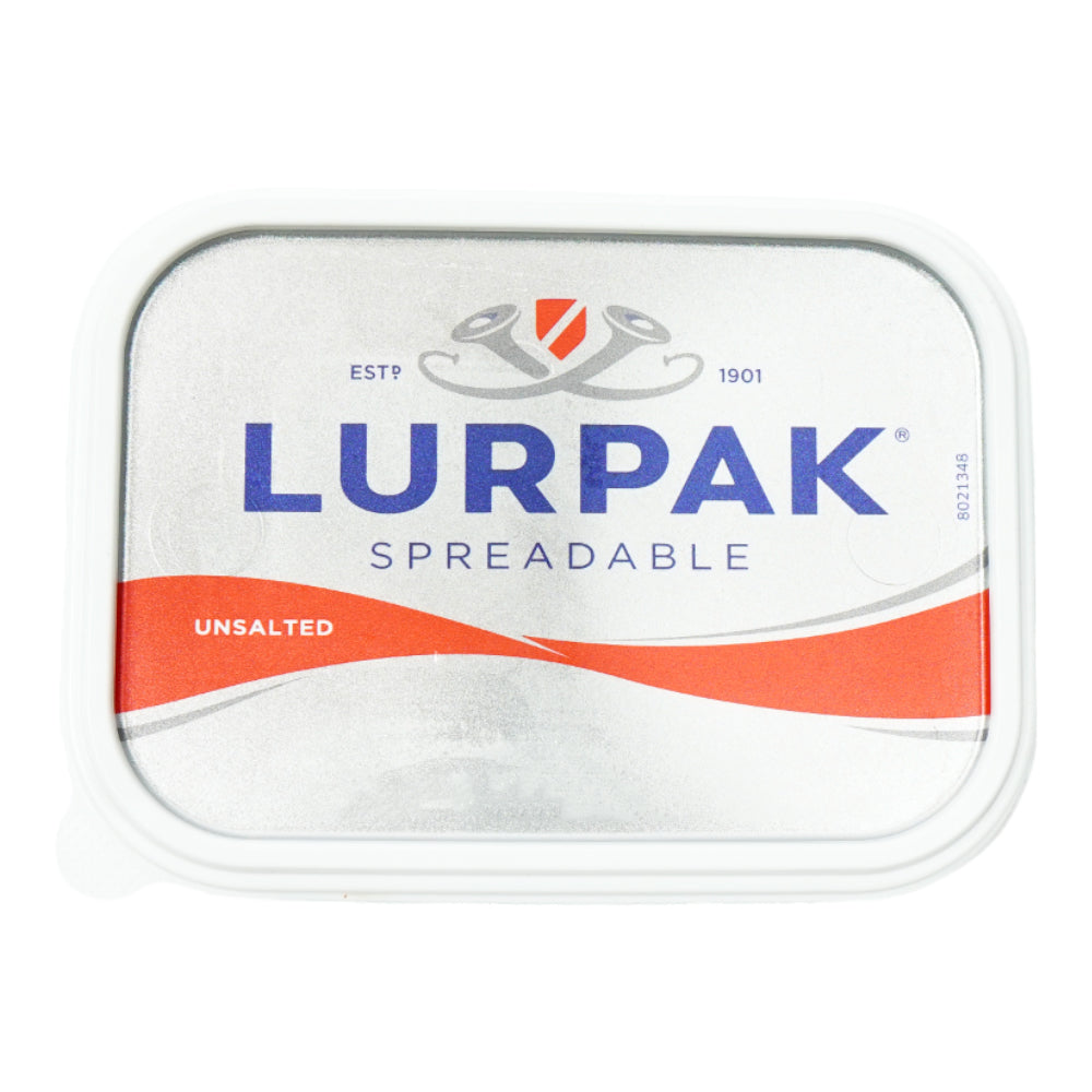 LUR PAK BUTTER 250GM UN SALTED