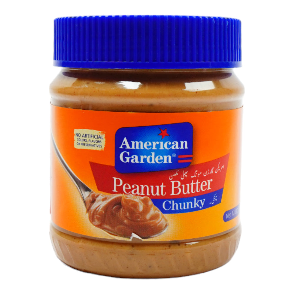 AMERICAN GARDEN PEANUT BUTTER CHUNKY (12 OZ) (IMP)