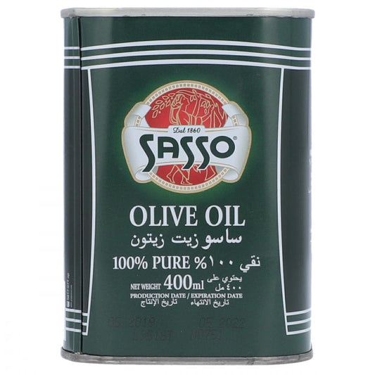 SASSO VIRGIN OLIVE OIL (TIN) 400ML