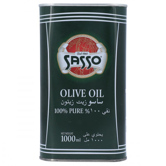 SASSO VIRGIN OLIVE OIL (TIN) 1000ML