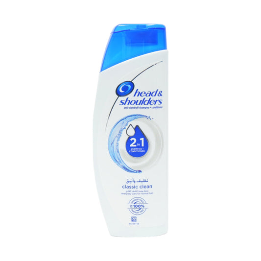HEAD & SHOULDERS SHAMPOO 2IN1 CLASSIC CLEAN 190 ML