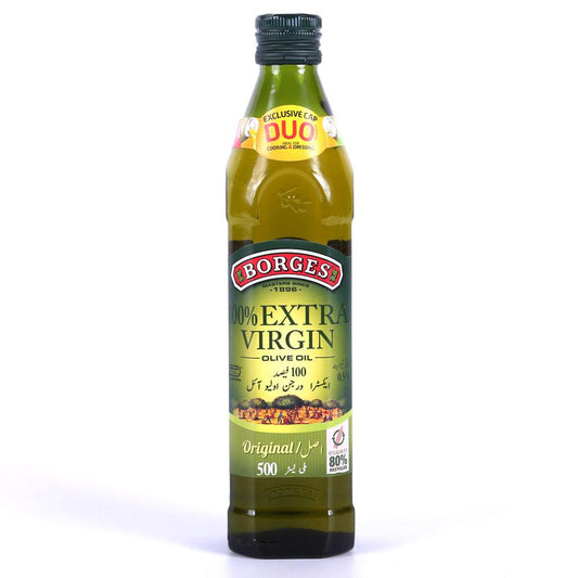 BORGES EXTRA VIRGIN OLIVE OIL BOTTLE 500 ML