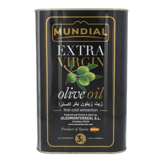 MUNDIAL EX.VIRGIN OLIVE OIL 3LTR