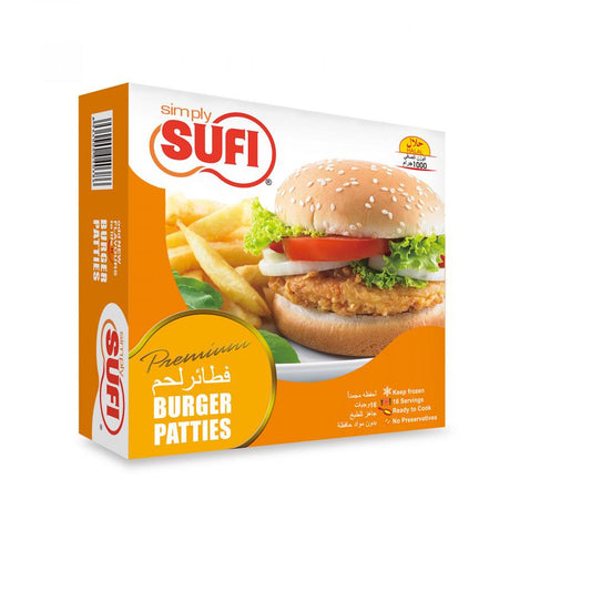 SUFI BURGER PATTIES (POLY BAG) 1000 G