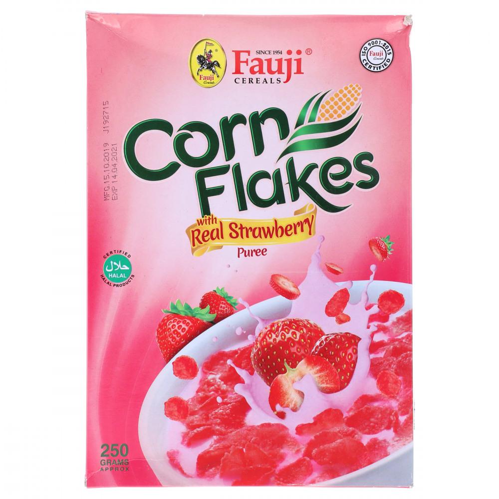 FAUJI CORN FLAKES 250 GMS STRAWBERRY
