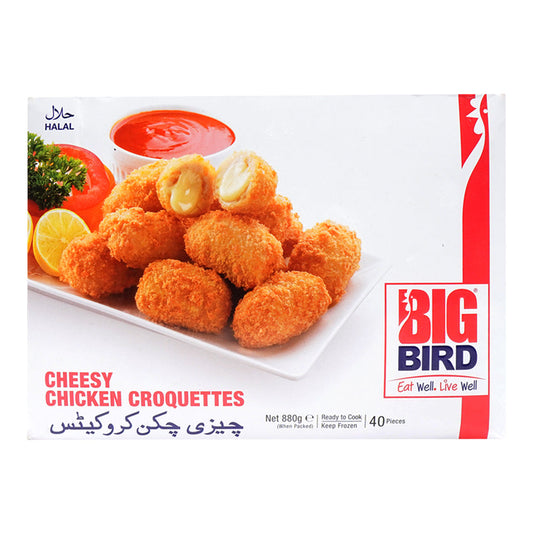 BIG BIRD CHEESY CHICKEN CROQUETTES 880 GM