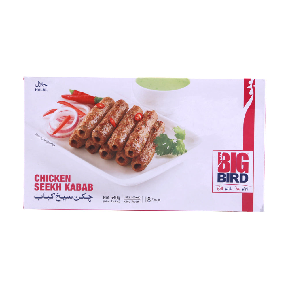 BIG BIRD CHICKEN SEEKH KABAB (540 GM)