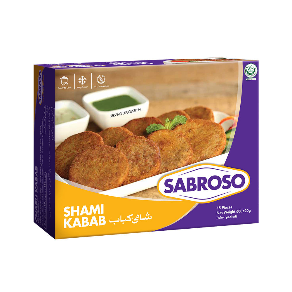 SABROSO SHAMI KABAB 600G (EP)