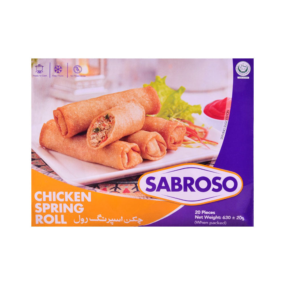 SABROSO CHICKEN SPRING ROLL 630G (EP)