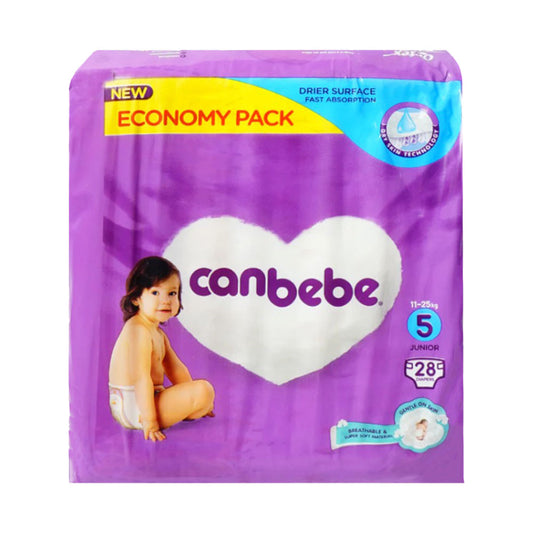 CANBEBE DIAPER COMFORT DRY JUNIOR NO5 28PCS 11-25KG