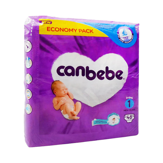 CANBEBE DIAPER NEW BORN 1 48PCS 2-5 KG