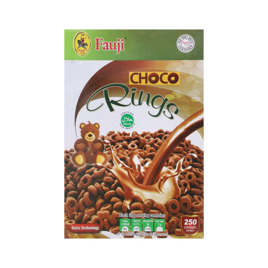 FAUJI CEREAL CHOCO RINGS 250 GM