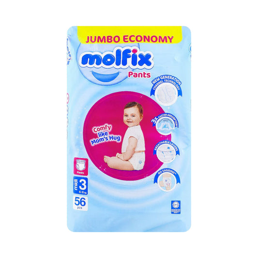 MOLFIX PANTS MIDI NO3 4-9 KG 56 PCS