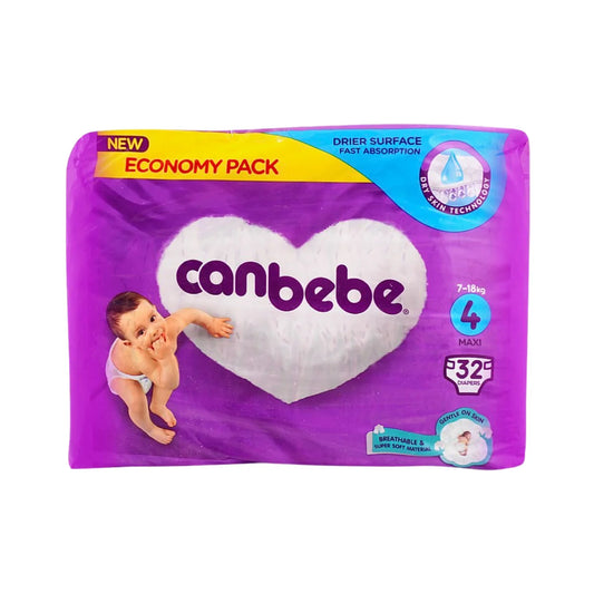 CANBEBE DIAPER COMFORT DRY MAXI 4 32PCS 7-18 KG