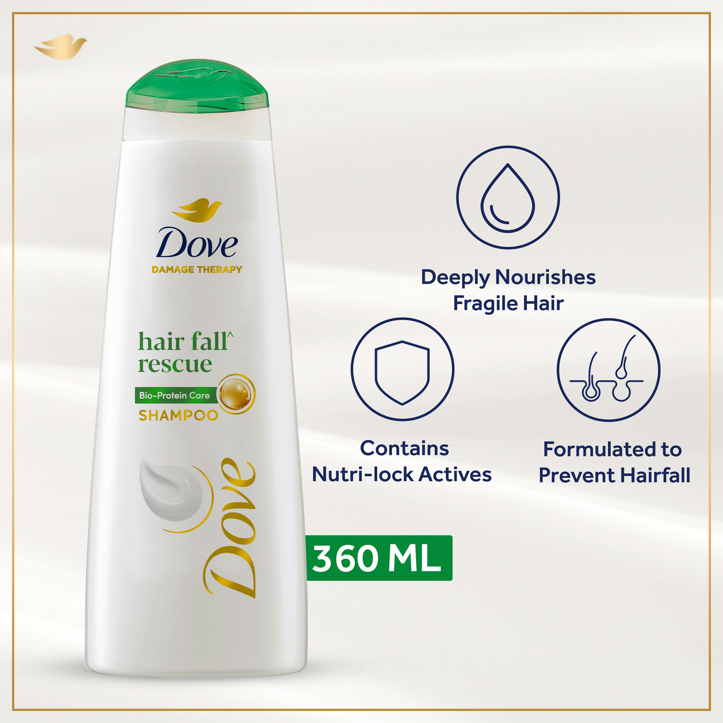 DOVE SHAMPOO HAIR FALL 360ML