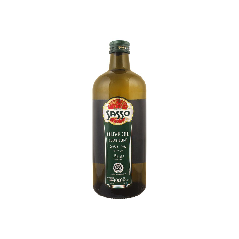 SASSO VIRGIN OLIVE OIL (BOTTLE) 1000ML