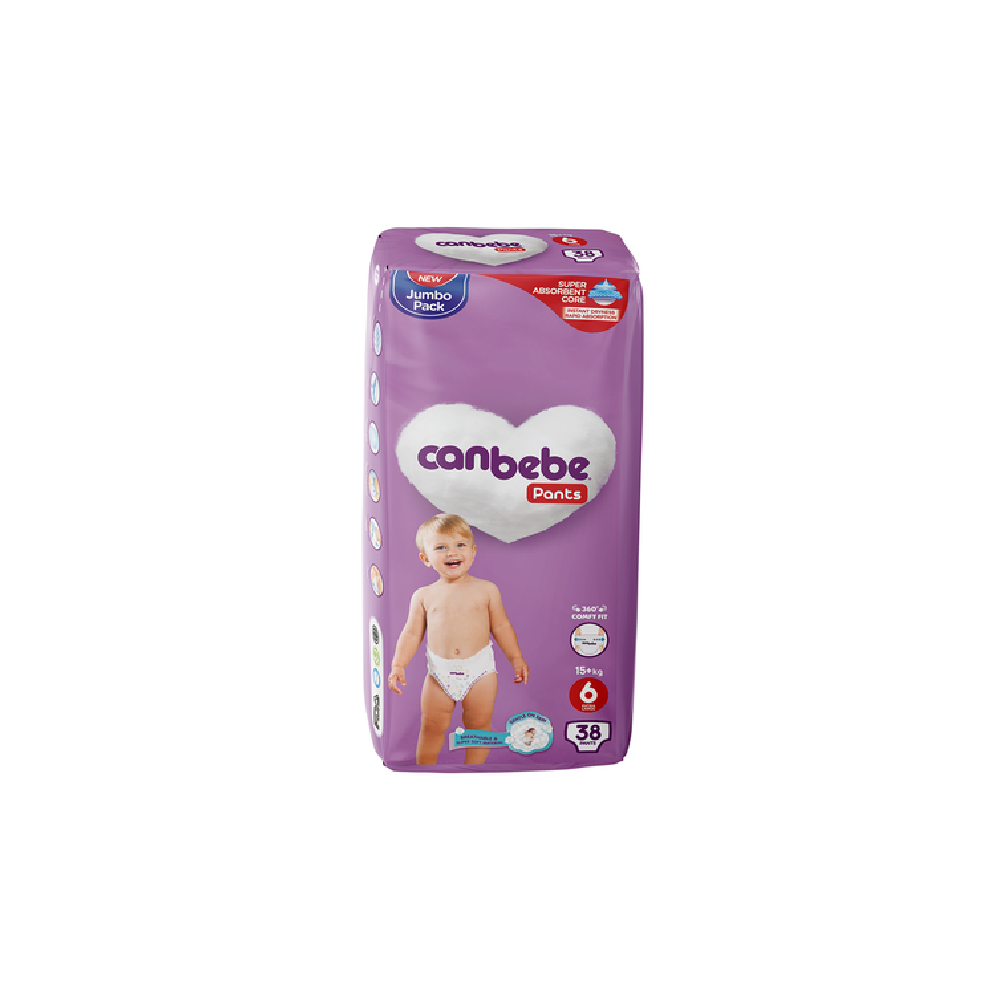 CANBEBE X-LARGE DIAPERS 38PCS