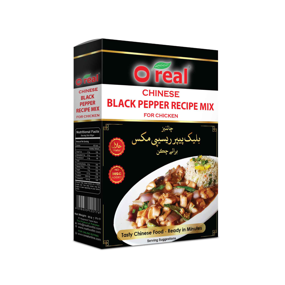 O'REAL CHINESE BLACK PEPPER MIX FOR CHICKEN 80GM