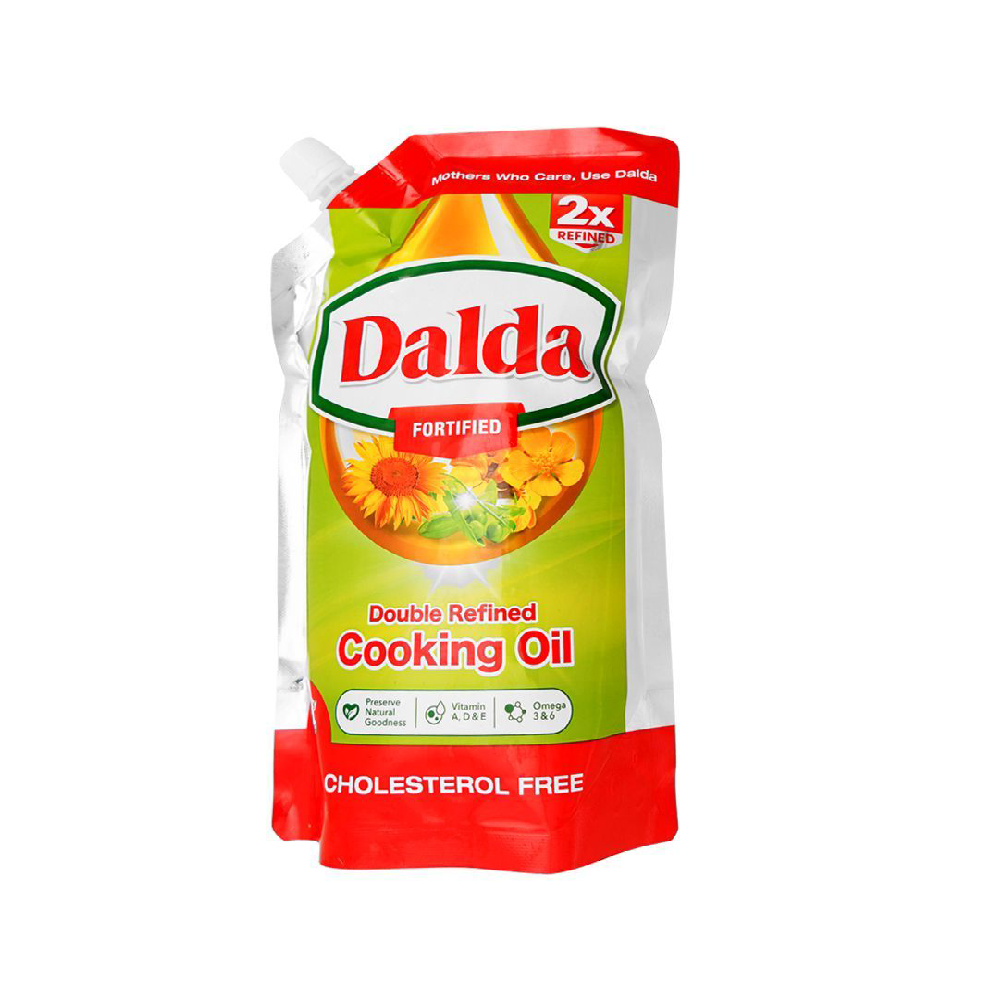DALDA CORN OIL STAND UP POUCH 1LTR