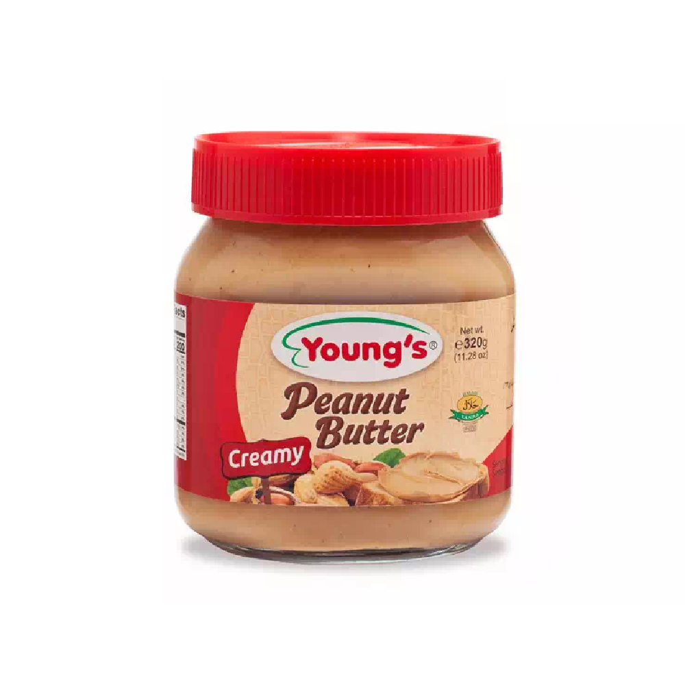 YOUNGS PEANUT BUTTER CREAMY GB 320GM