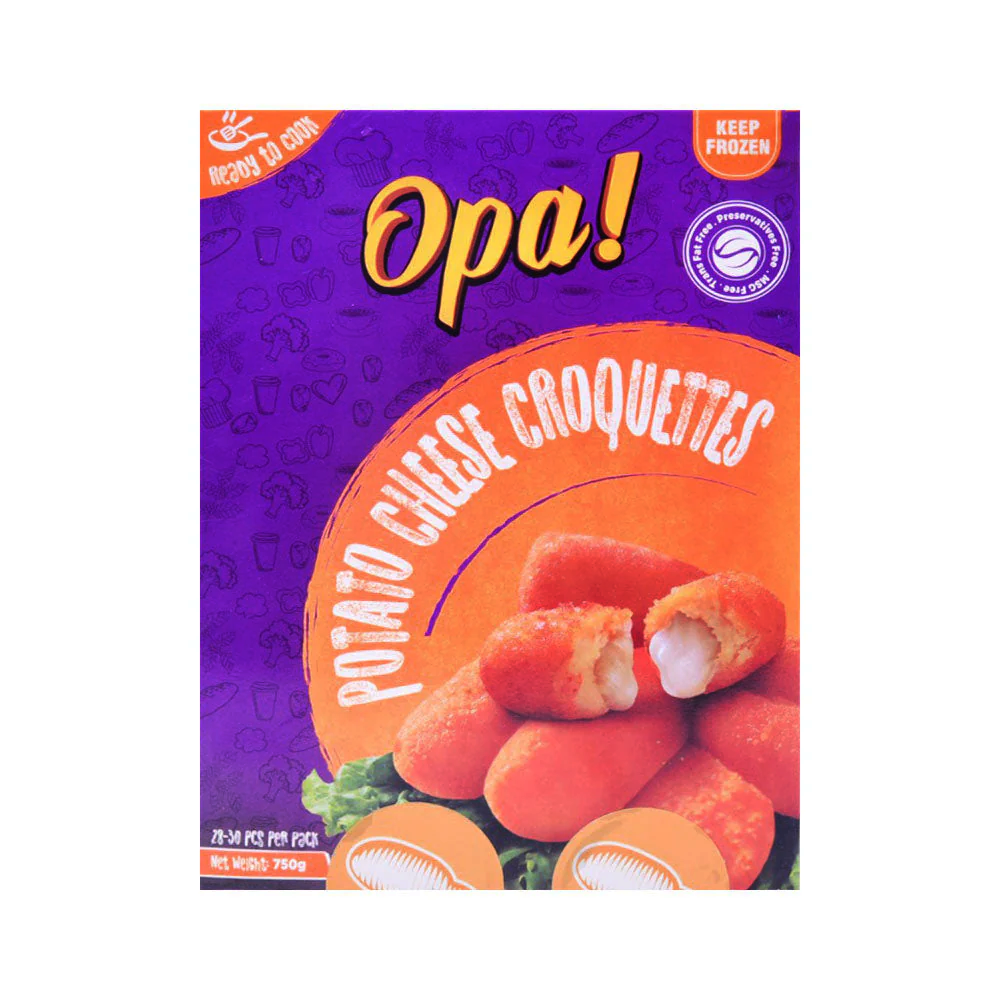 OPA POTATO CHEESE CROQUETTES 750GM