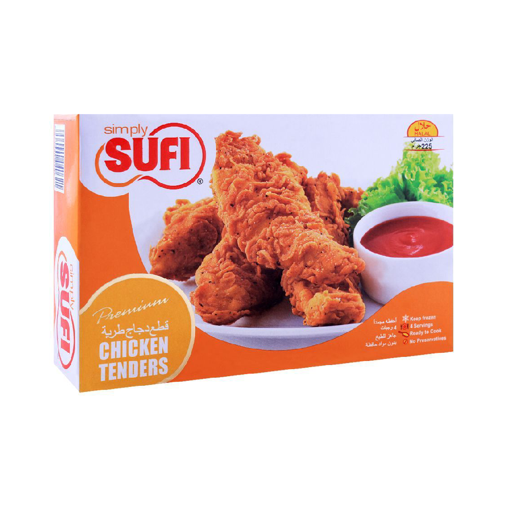 SUFI CHICKEN TENDERS 225 G