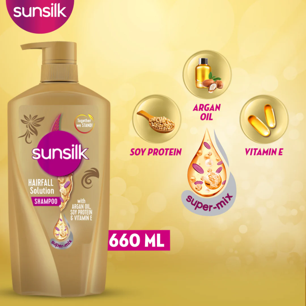 SUNSILK SHAMPOO ANTI HAIRFALL 660ML