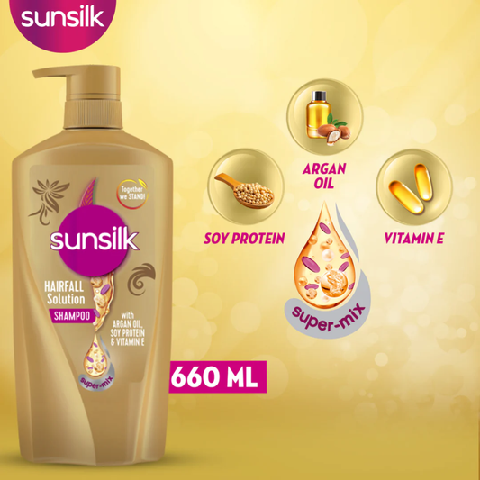 SUNSILK SHAMPOO ANTI HAIRFALL 660ML