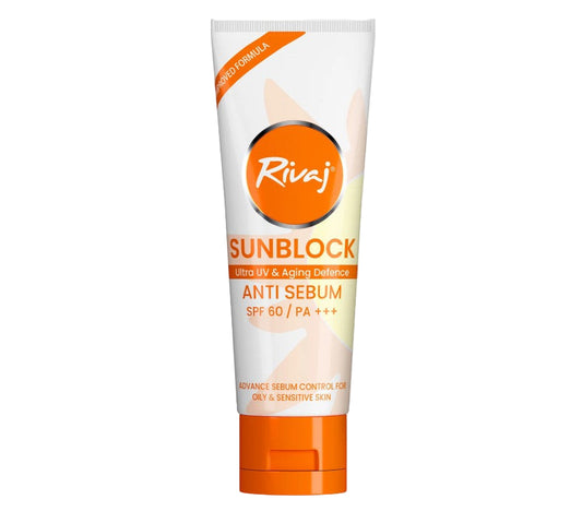 RIVAJ SPF60 Anti-Sebum Sunblock 40ml