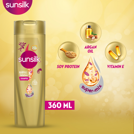 SUNSILK SHAMPOO HAIRFALL SOLUTION 360 ML